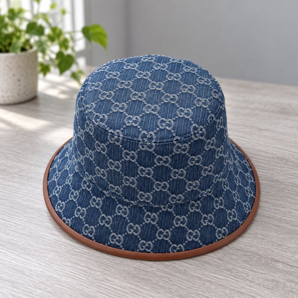 Gucci GG Denim Bucket Hat - Picture 4 of 6